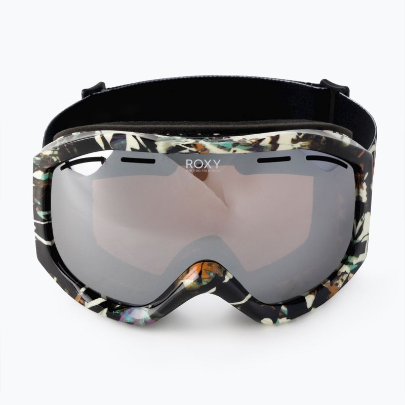 Dámske snowboardové okuliare ROXY Sunset ART J 2021 true black superlights /amber rose ml super silver 2
