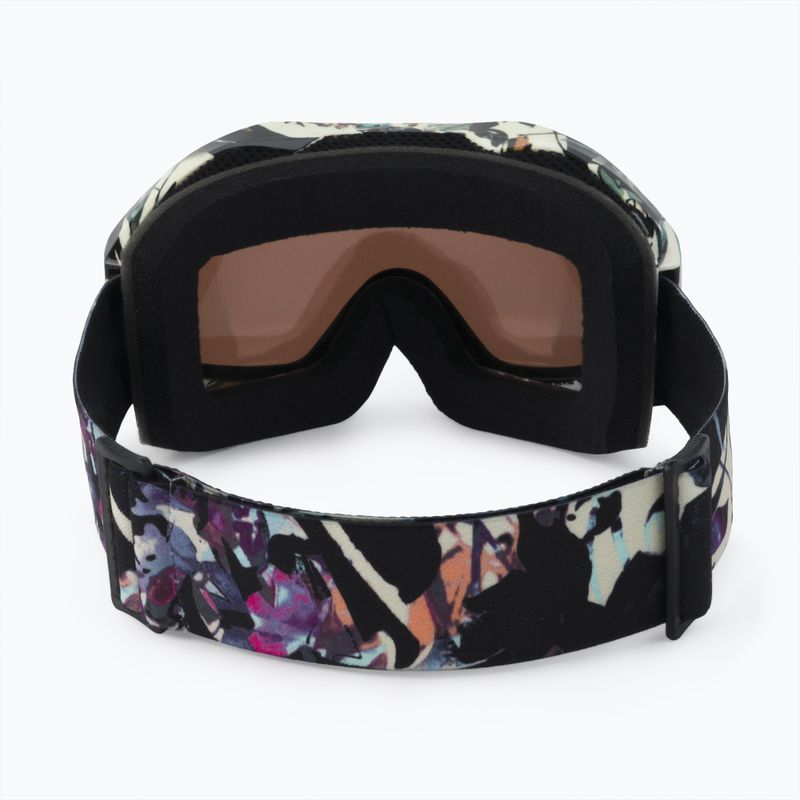 Dámske snowboardové okuliare ROXY Sunset ART J 2021 true black superlights /amber rose ml super silver 3
