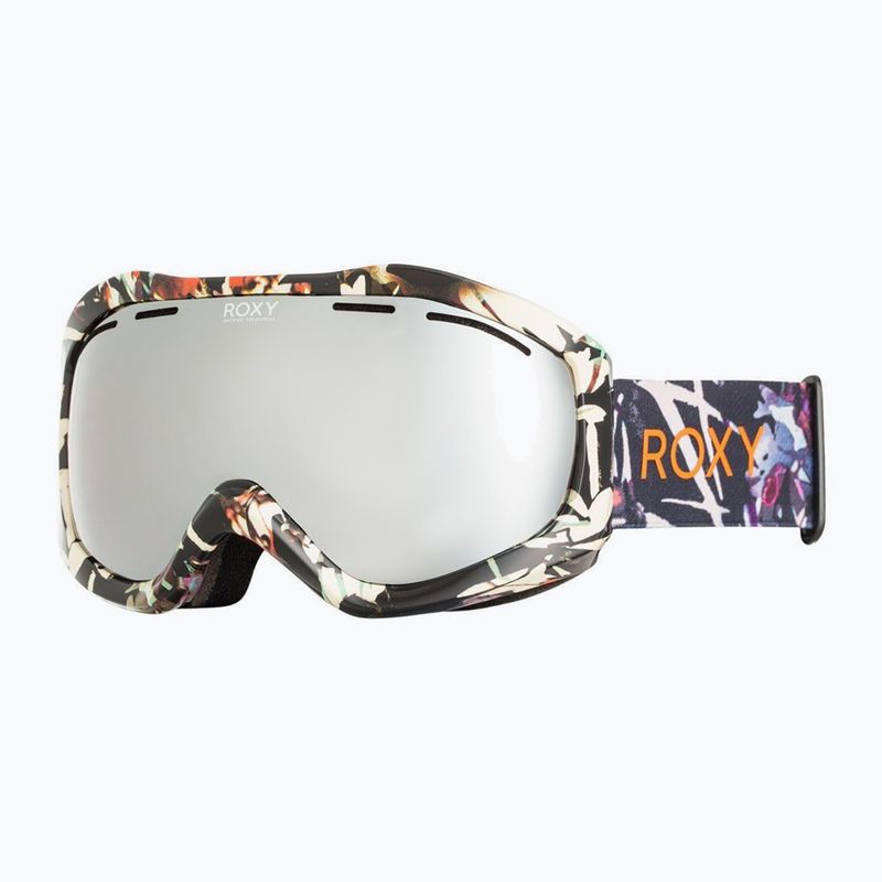 Dámske snowboardové okuliare ROXY Sunset ART J 2021 true black superlights /amber rose ml super silver 5