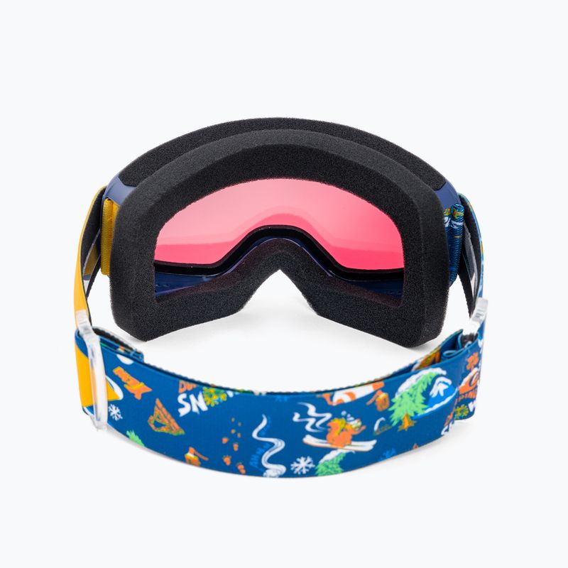 Detské lyžiarske okuliare Quiksilver Little Grom KSNGG navy blue EQKTG03001-BSN6 3
