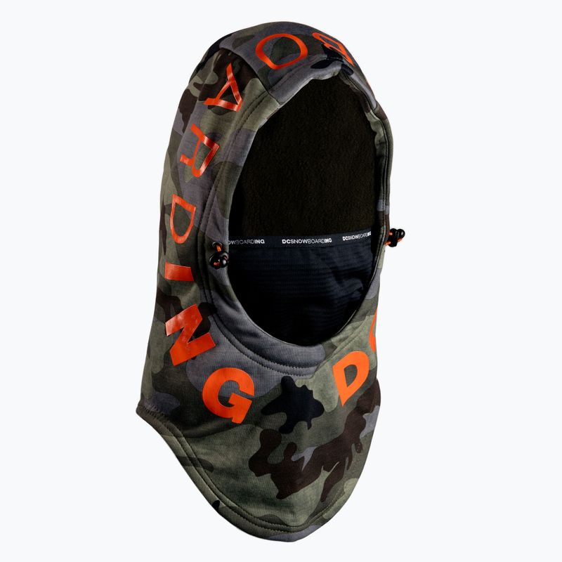Pánska kukla DC Hoodaclava woodland camo castlerock