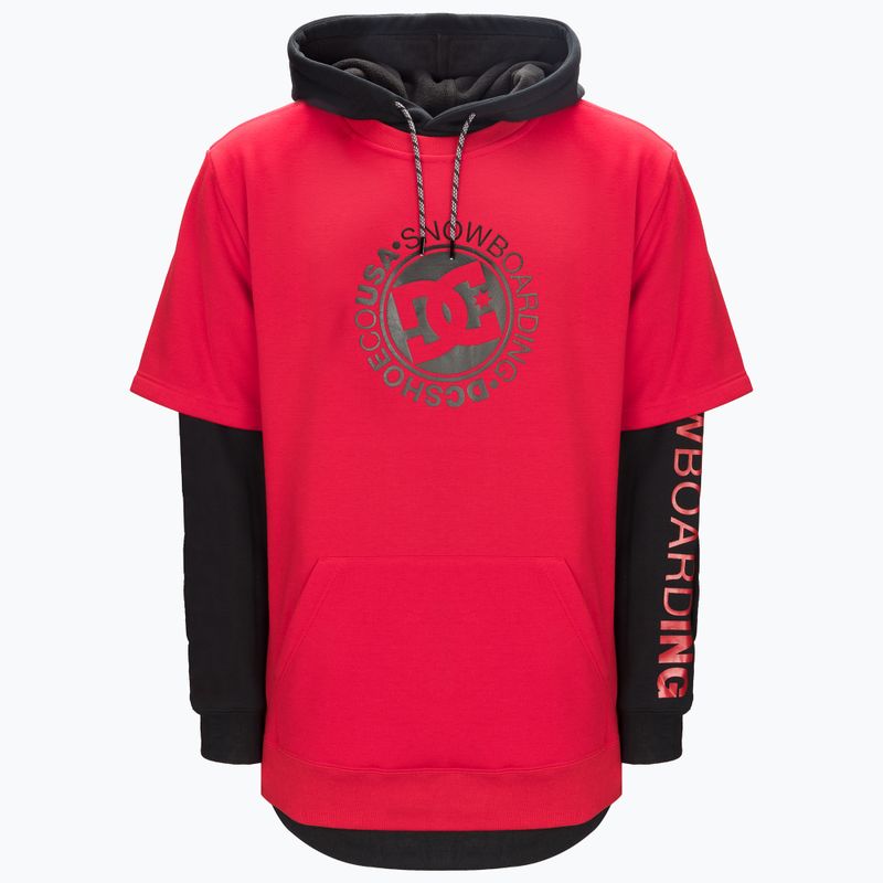Pánska snowboardová mikina DC Dryden racing red