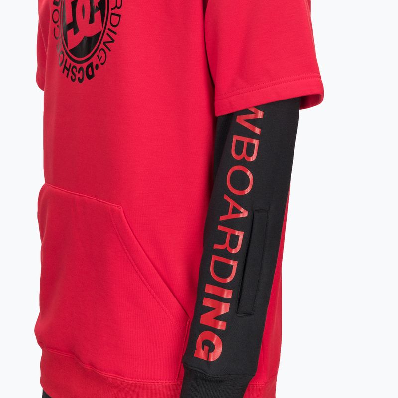Pánska snowboardová mikina DC Dryden racing red 4