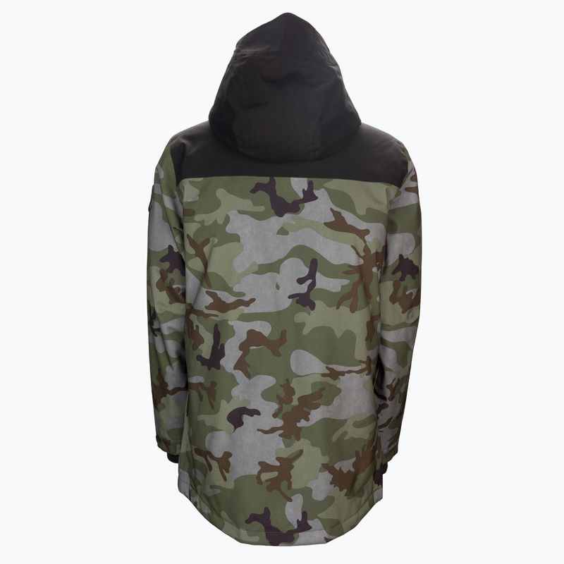 Pánska snowboardová bunda DC Haven woodland camo castlerock 2