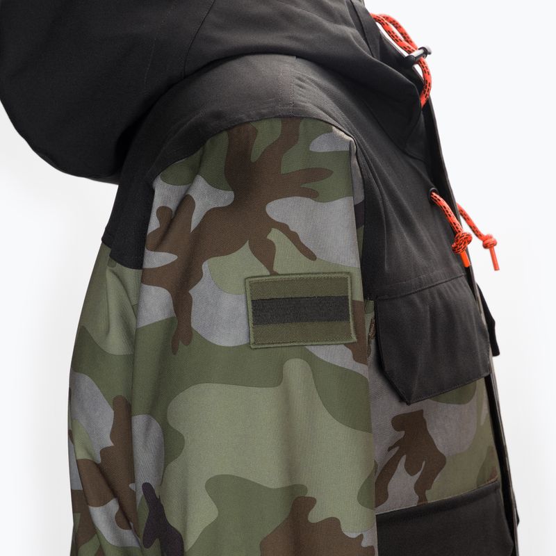 Pánska snowboardová bunda DC Haven woodland camo castlerock 4
