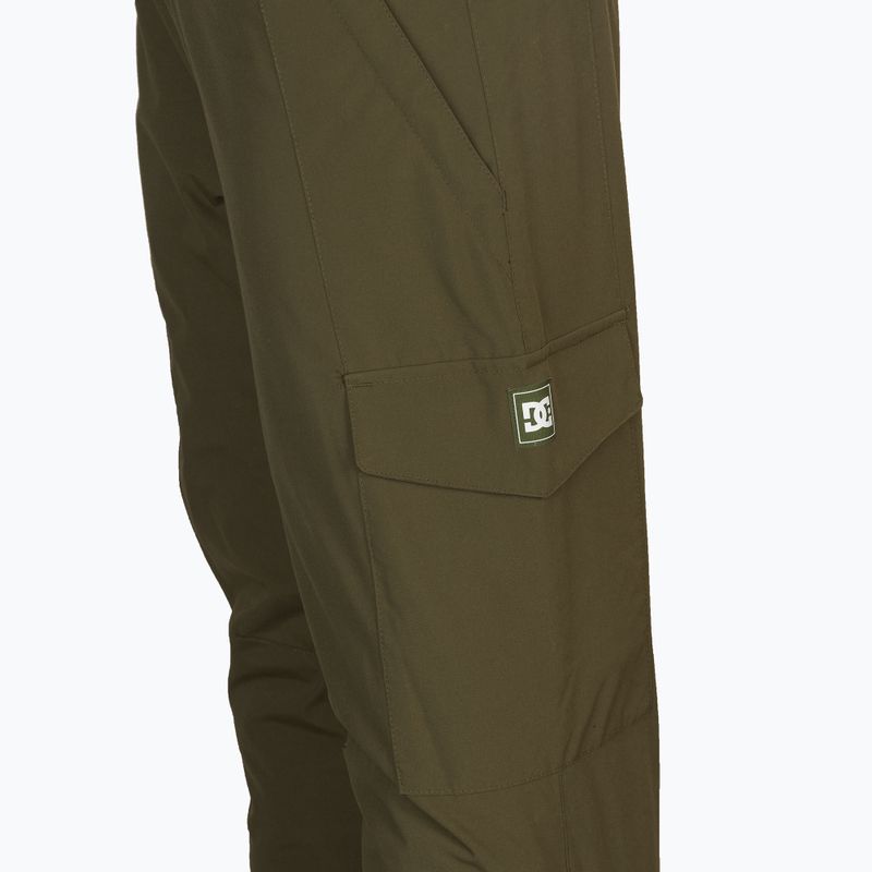 Pánske nohavice na snowboard DC Nonchalant olive night 4