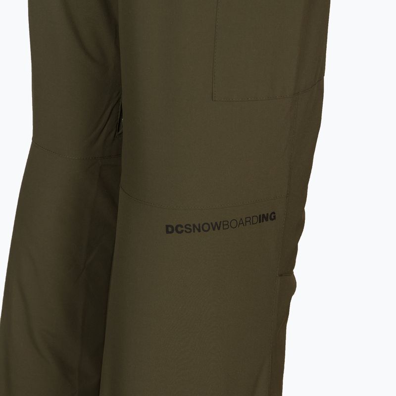 Pánske nohavice na snowboard DC Nonchalant olive night 5