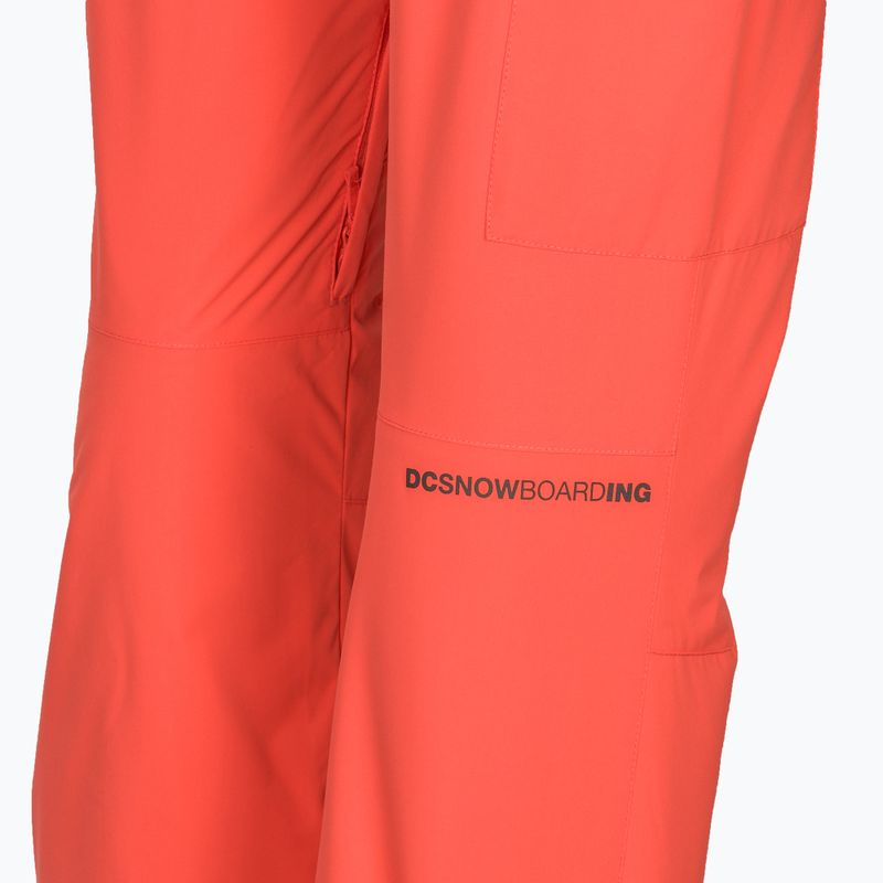 Dámske nohavice na snowboard DC Nonchalant hot coral 10