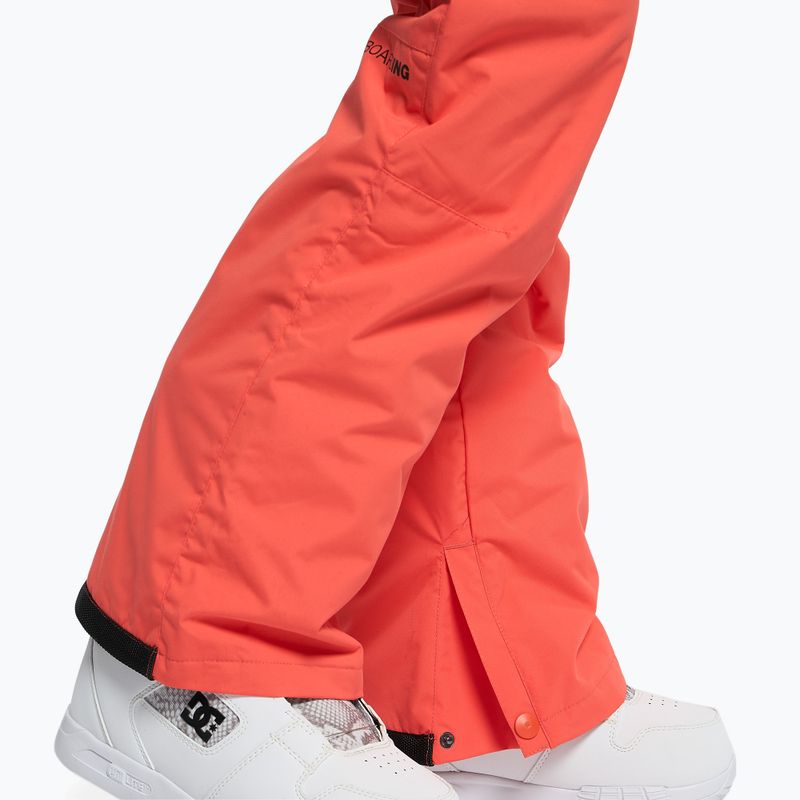 Dámske nohavice na snowboard DC Nonchalant hot coral 6