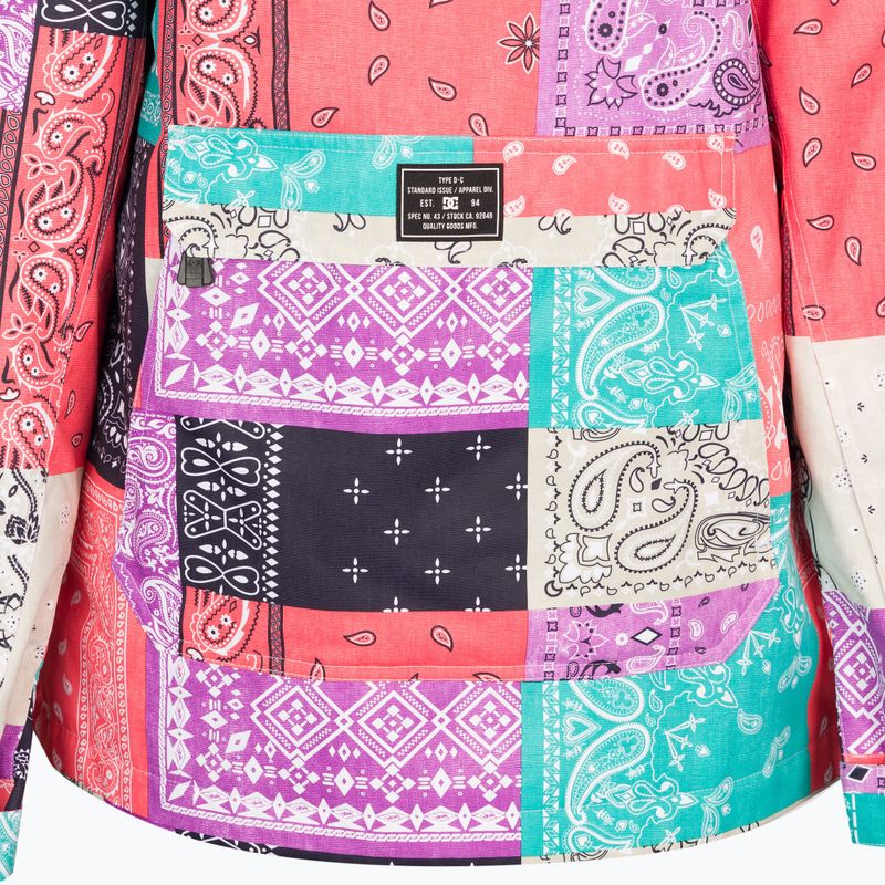 Dámska snowboardová bunda DC Savvy Anorak wmns/multi bandana 3