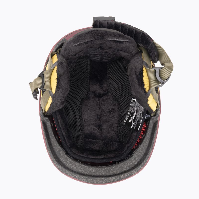Quiksilver SKYLAB SRT M HLMT lyžiarska prilba bordová EQYTL03059-RRG0 5