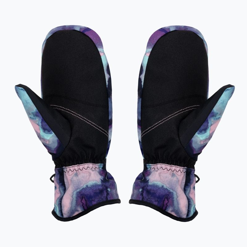 Dámske rukavice na snowboard ROXY Jetty 2021 niebieski/fioletowo/różowo/czarny 3