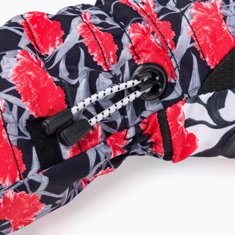 Dámske rukavice na snowboard ROXY Cynthia Rowley 2021 true black/white/red 5