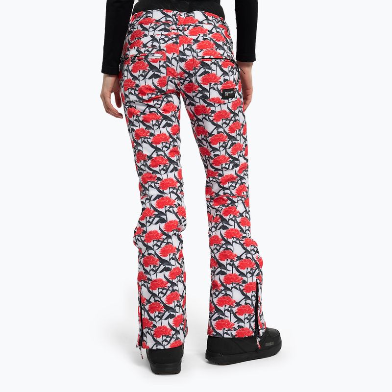 Dámske nohavice na snowboard ROXY Rowley X ROXY High 2021 bright white/white red 4