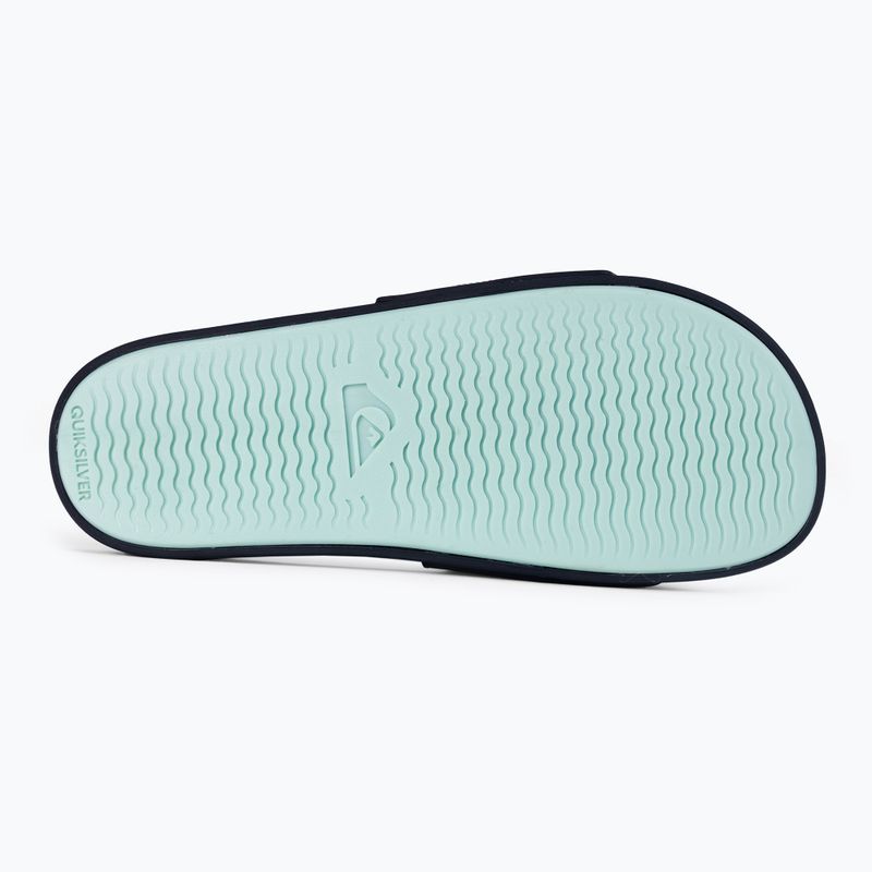 Pánske žabky Quiksilver Rivi Wordmark Slide blue/blue/blue 4