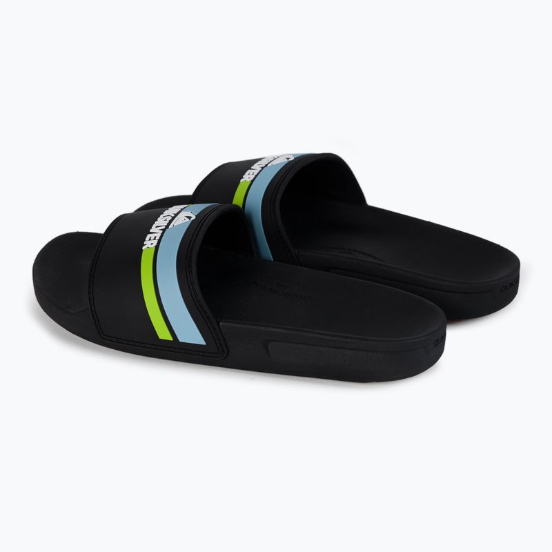 Detské žabky Quiksilver Rivi Slide black/orange/blue 3