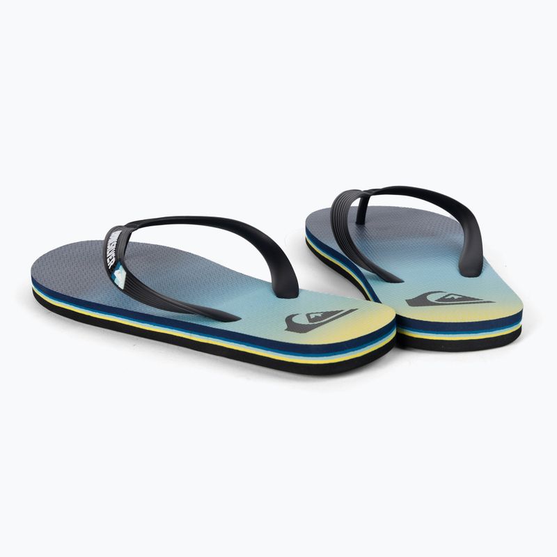 Pánske žabky Quiksilver Molokai Newwave black/blue/blue 3