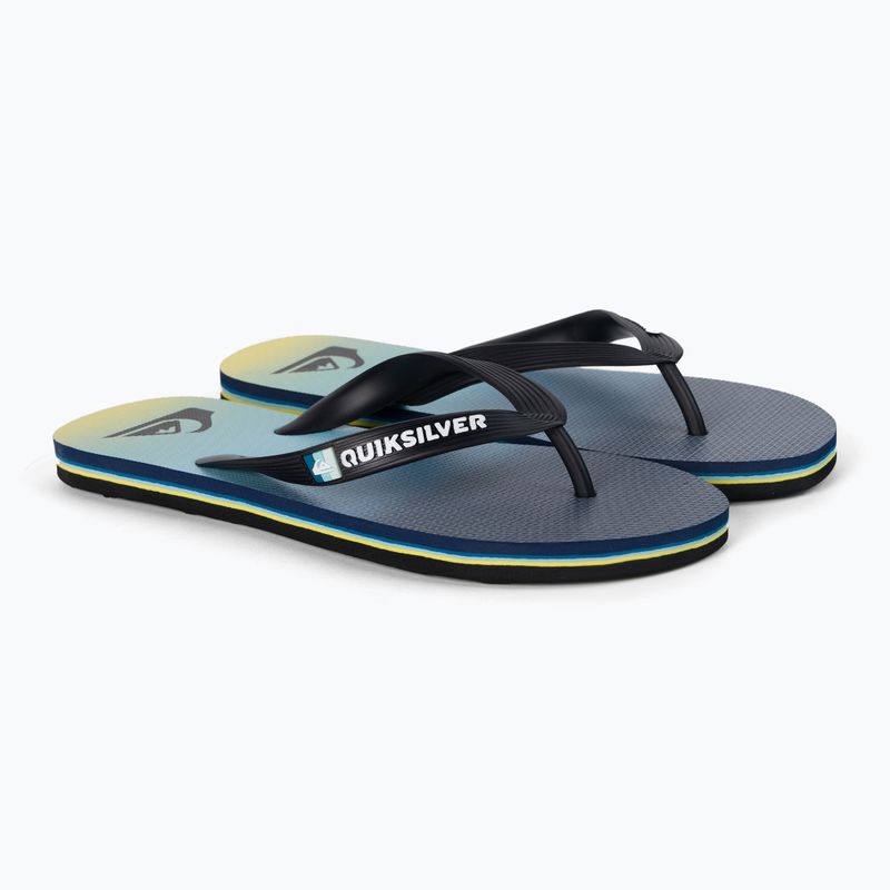 Pánske žabky Quiksilver Molokai Newwave black/blue/blue 5