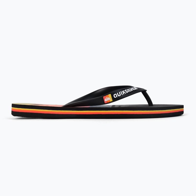 Pánske žabky Quiksilver Molokai Panel black 2