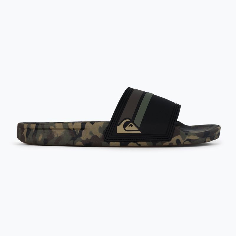 Pánske žabky Quiksilver Rivi Slide green 2