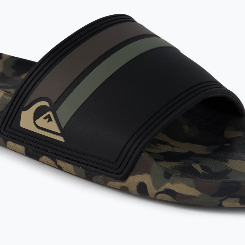 Pánske žabky Quiksilver Rivi Slide green 7