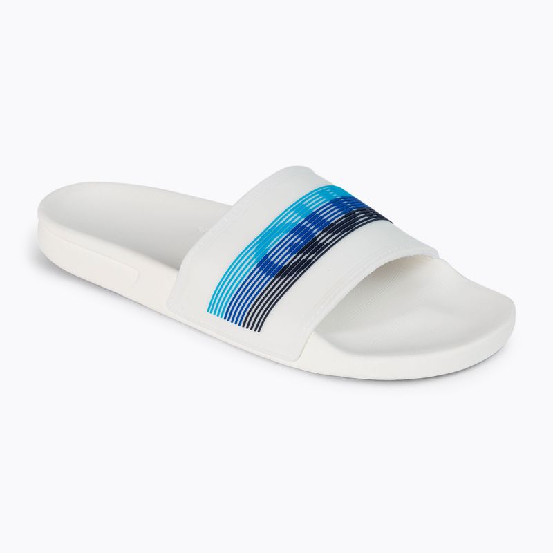 Pánske žabky Quiksilver Rivi Wordmark Slide white/white/blue