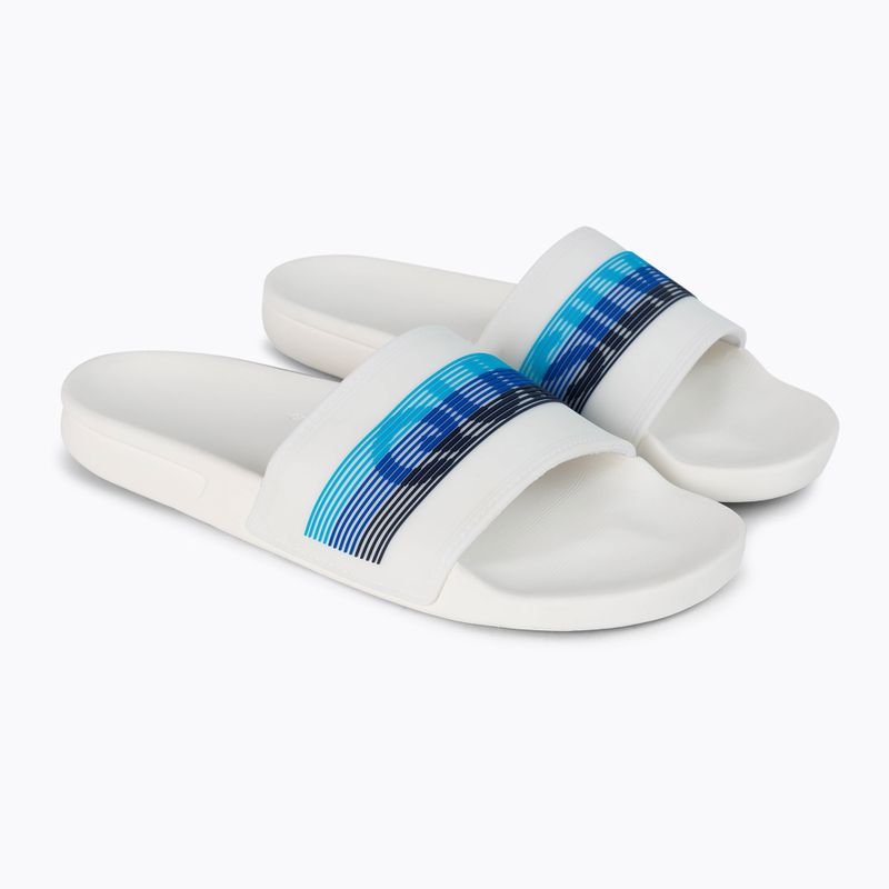 Pánske žabky Quiksilver Rivi Wordmark Slide white/white/blue 5