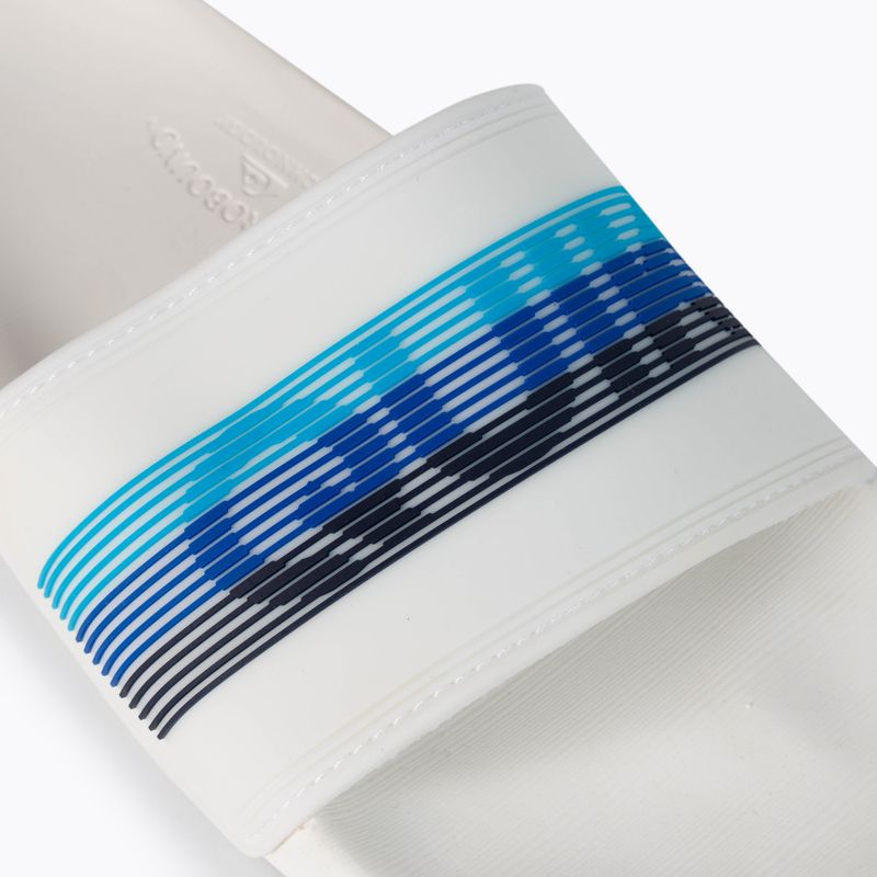 Pánske žabky Quiksilver Rivi Wordmark Slide white/white/blue 7
