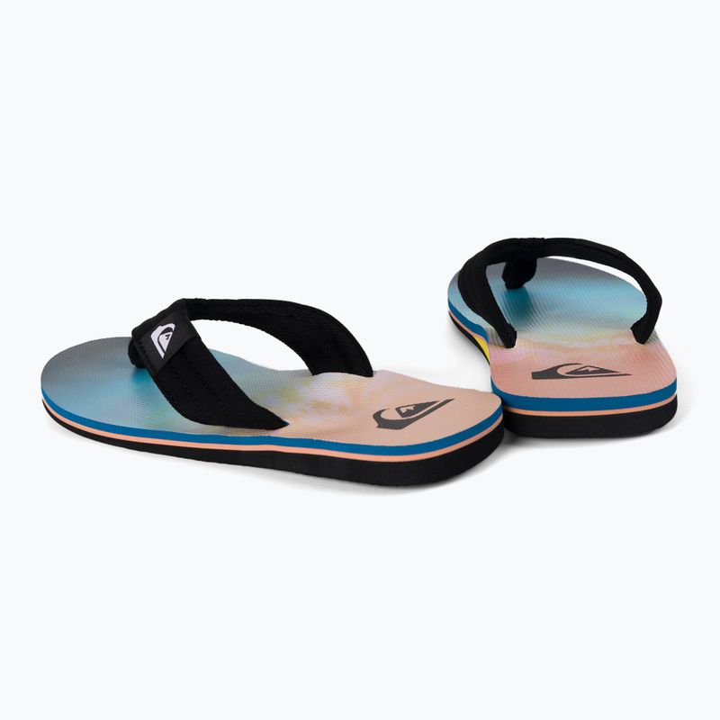 Pánske žabky Quiksilver Molokai Layback blue/blue/orange 3