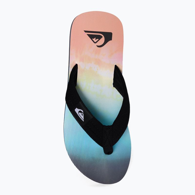Pánske žabky Quiksilver Molokai Layback blue/blue/orange 6