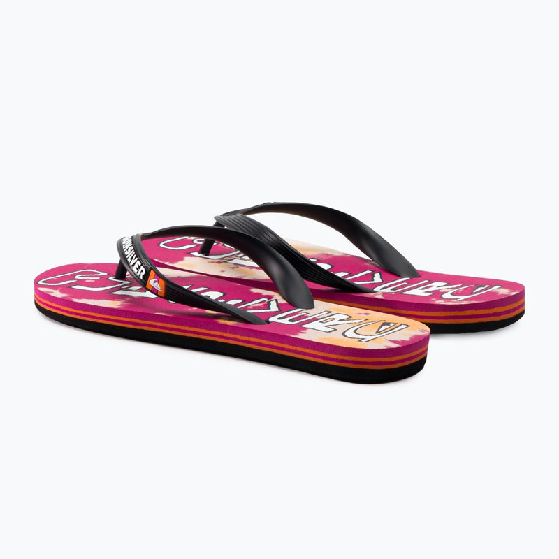 Pánske žabky Quiksilver Molokai Acid Drop black/orange/orange 3