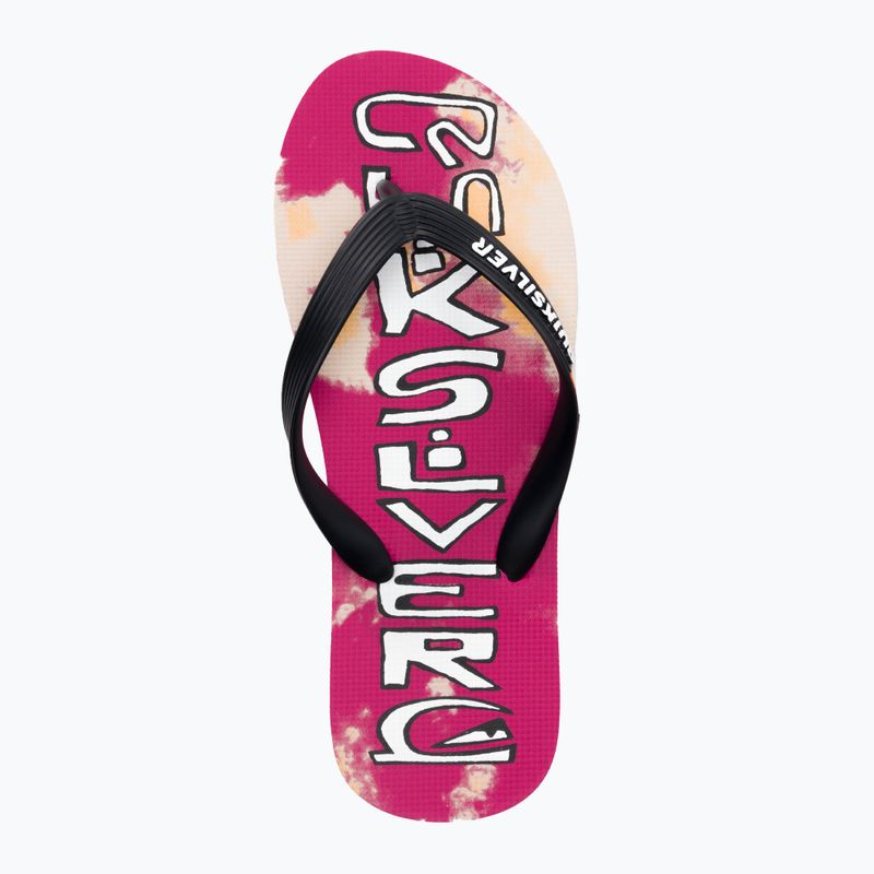 Pánske žabky Quiksilver Molokai Acid Drop black/orange/orange 6