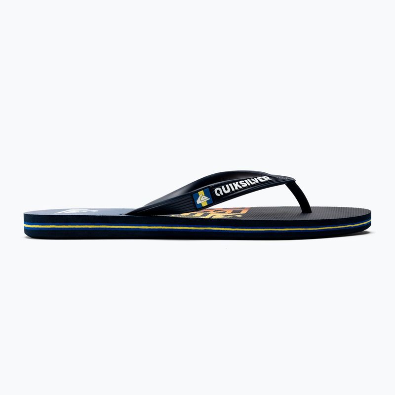 Quiksilver Molokai Art SNDL pánske žabky modré AQYL101264-BYJ1 2