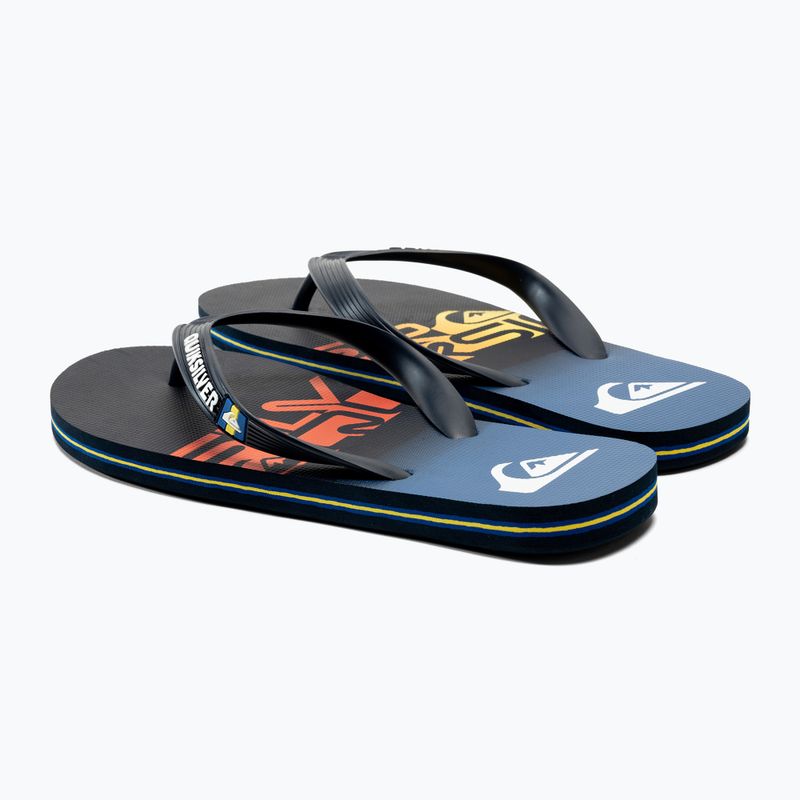 Quiksilver Molokai Art SNDL pánske žabky modré AQYL101264-BYJ1 3