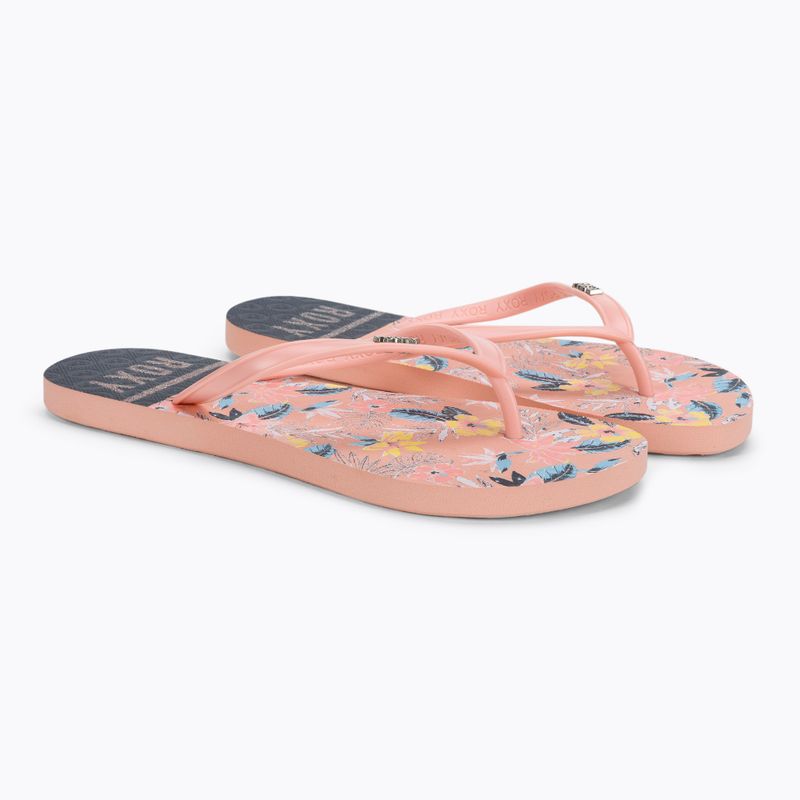 Detské žabky ROXY Viva Stamp II 2021 lt peach 5