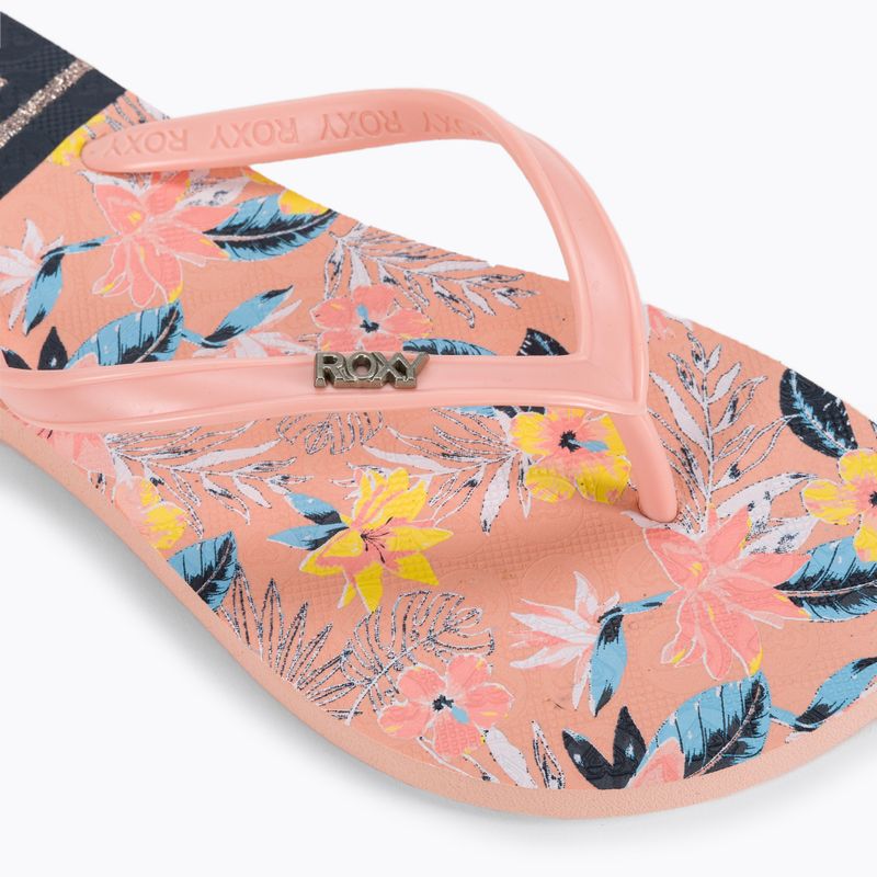 Detské žabky ROXY Viva Stamp II 2021 lt peach 7