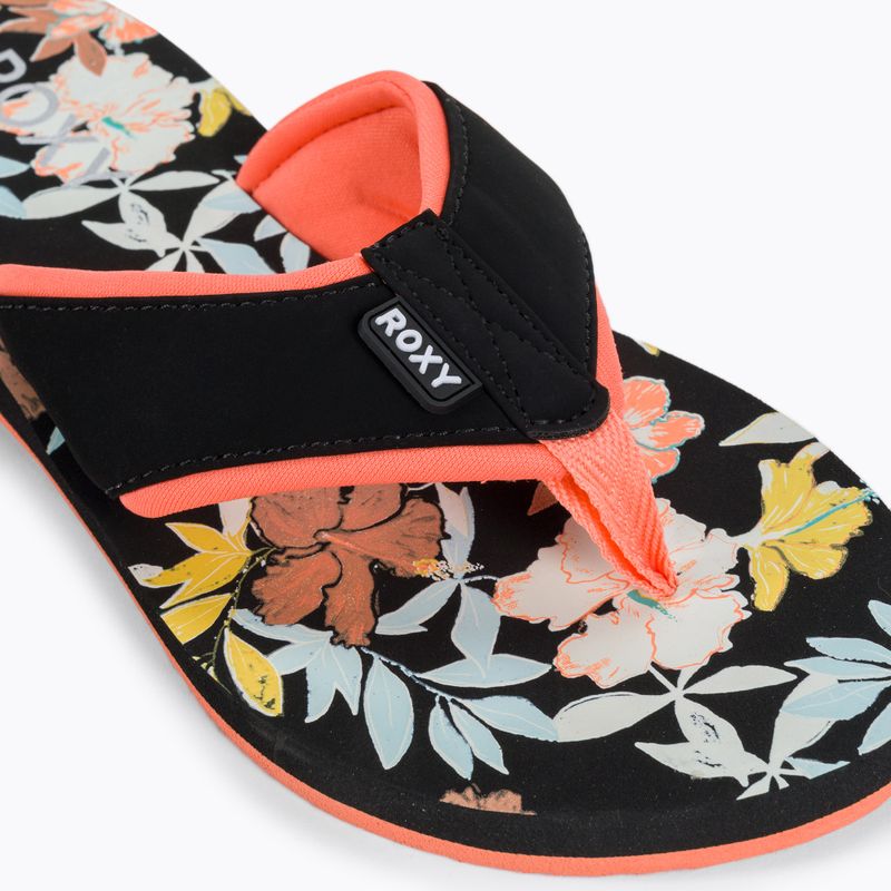 Dámske žabky ROXY Coastin Print 2021 black print 7