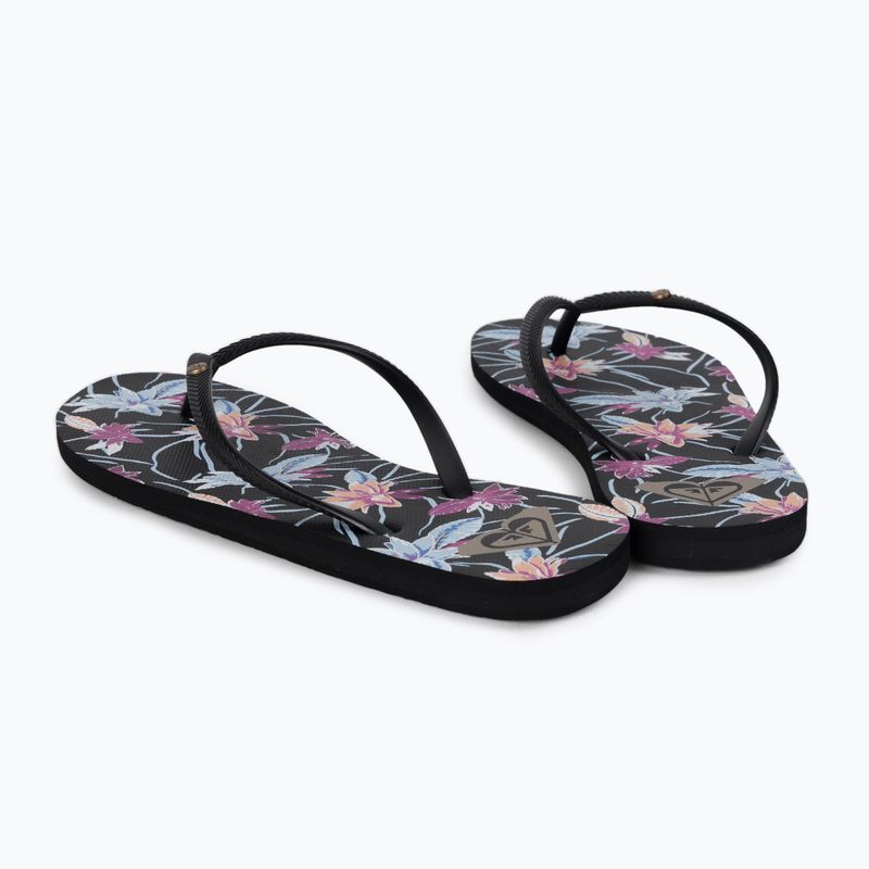 Dámske žabky ROXY Bermuda Print J 2021 black 3
