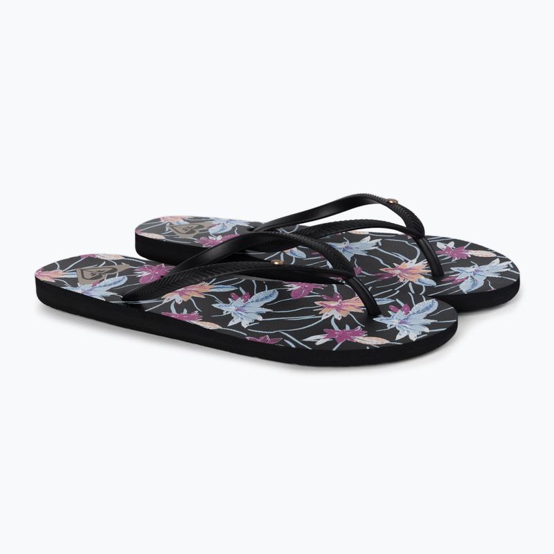 Dámske žabky ROXY Bermuda Print J 2021 black 5