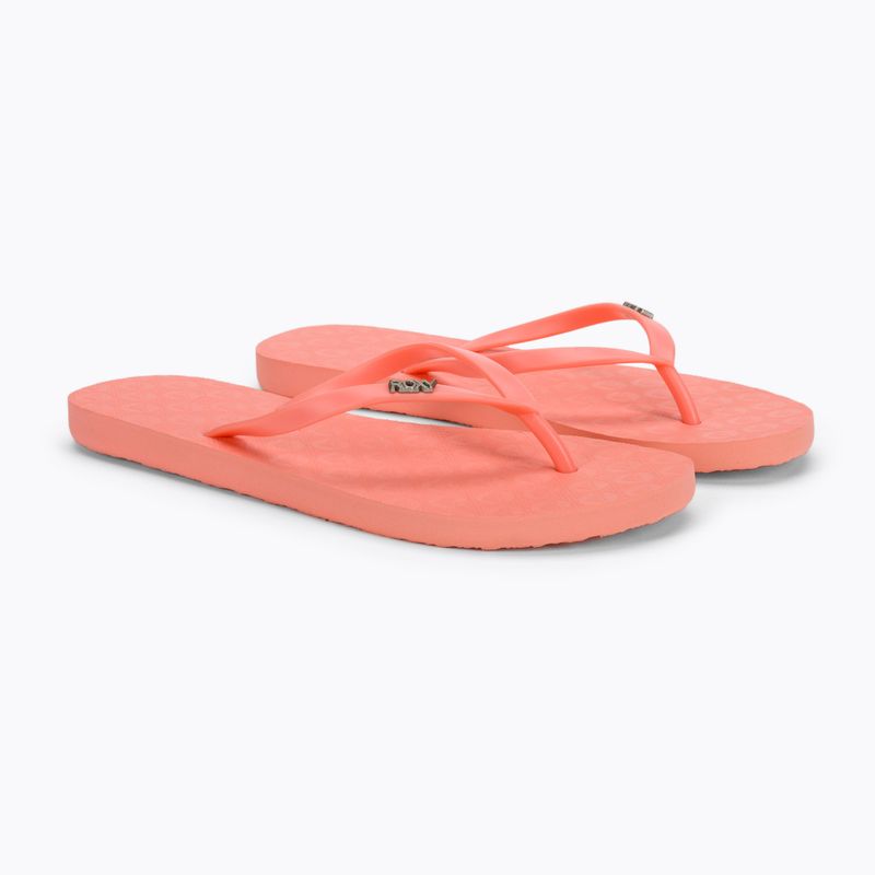 Dámske žabky ROXY Viva IV 2021 hot coral 5