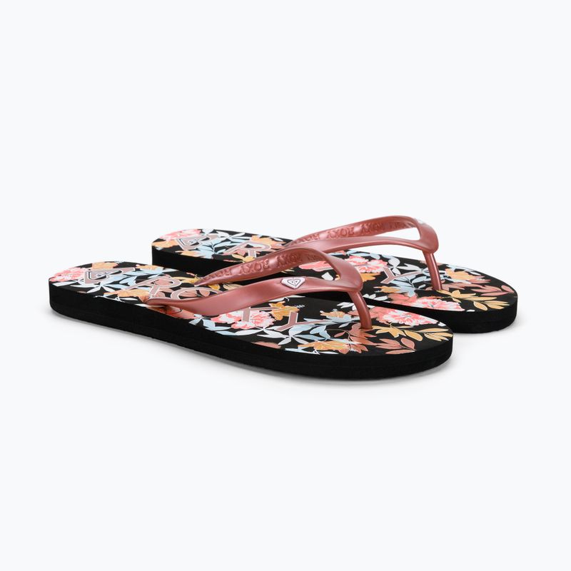 Dámske žabky ROXY Tahiti VII 2021 black/pink 5