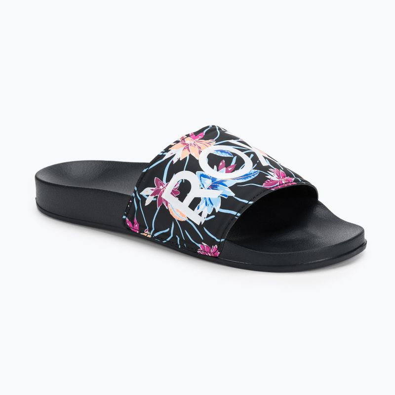 Dámske žabky ROXY Slippy II 2021 black/azela pink