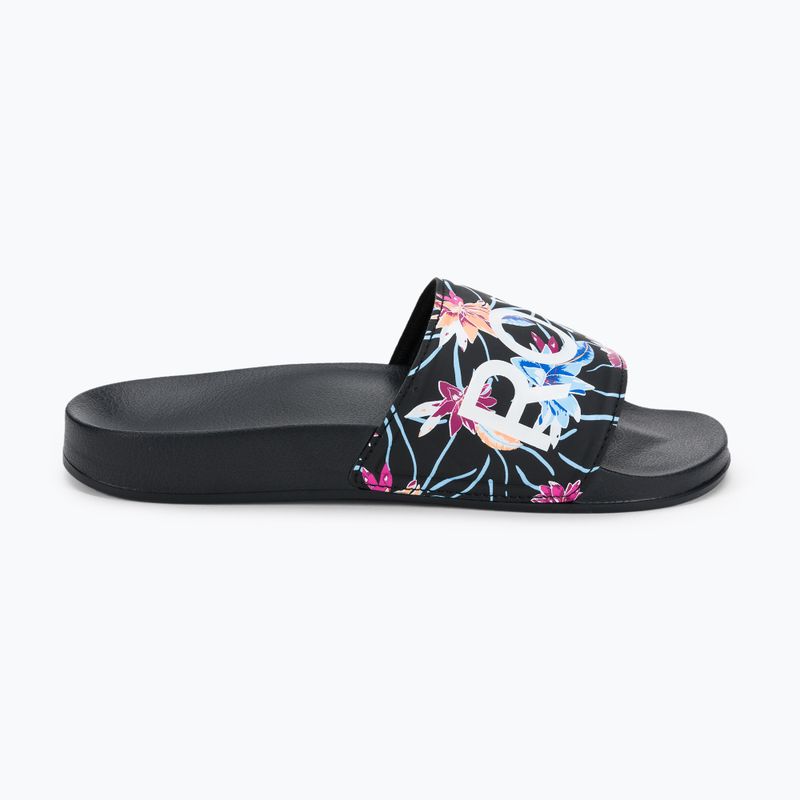Dámske žabky ROXY Slippy II 2021 black/azela pink 2