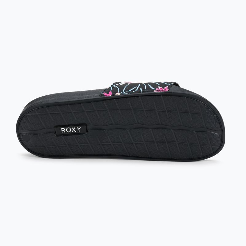 Dámske žabky ROXY Slippy II 2021 black/azela pink 4