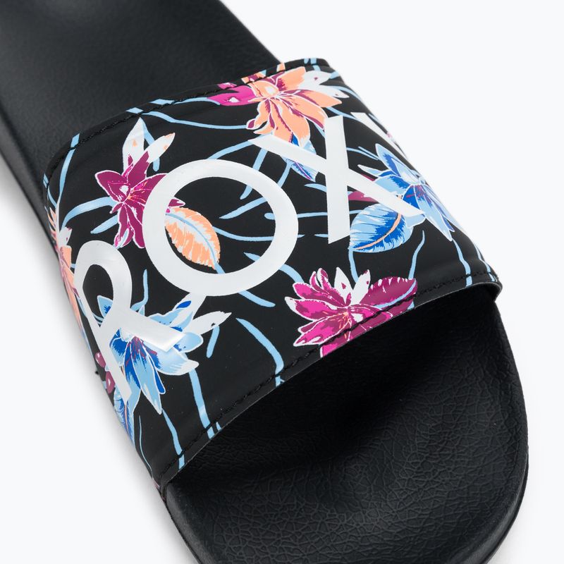 Dámske žabky ROXY Slippy II 2021 black/azela pink 7