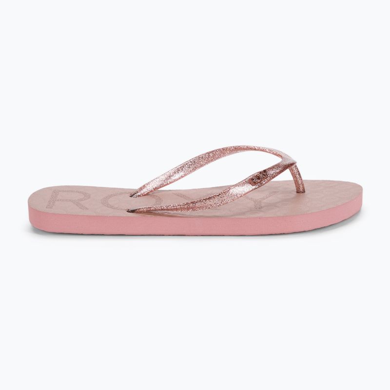 Dámske žabky ROXY Viva Sparkle 2021 rose gold 2