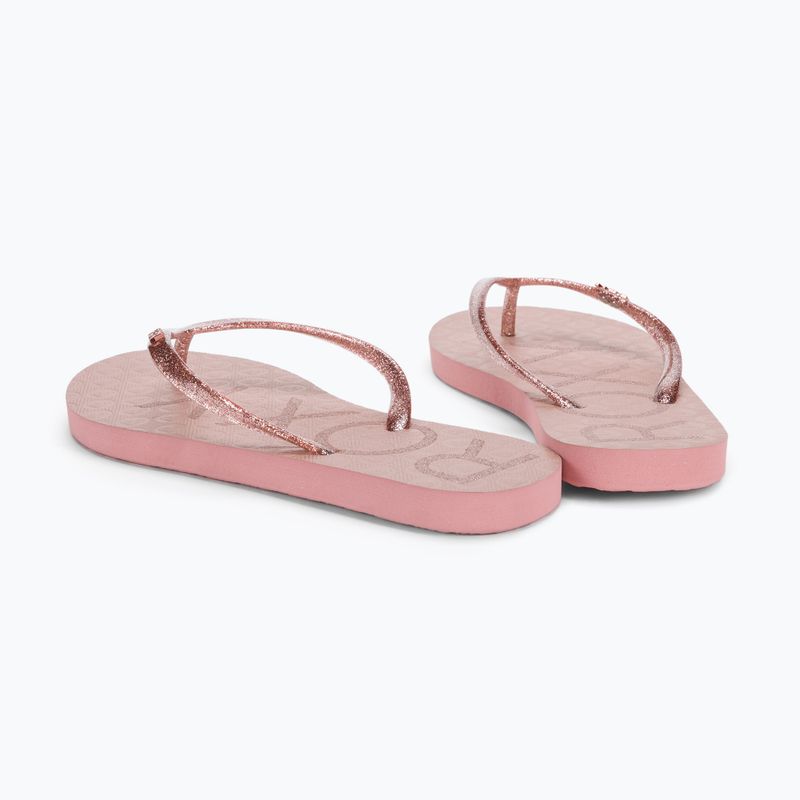 Dámske žabky ROXY Viva Sparkle 2021 rose gold 3