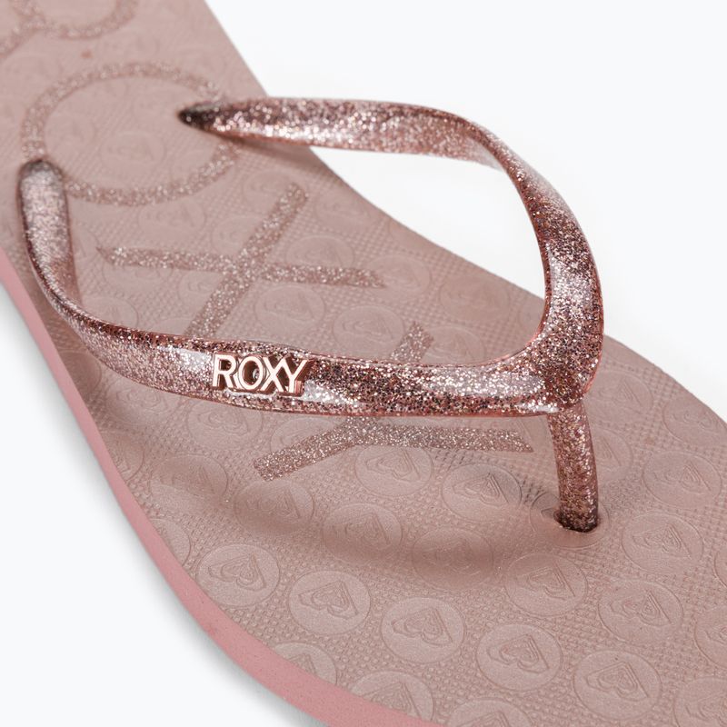 Dámske žabky ROXY Viva Sparkle 2021 rose gold 7