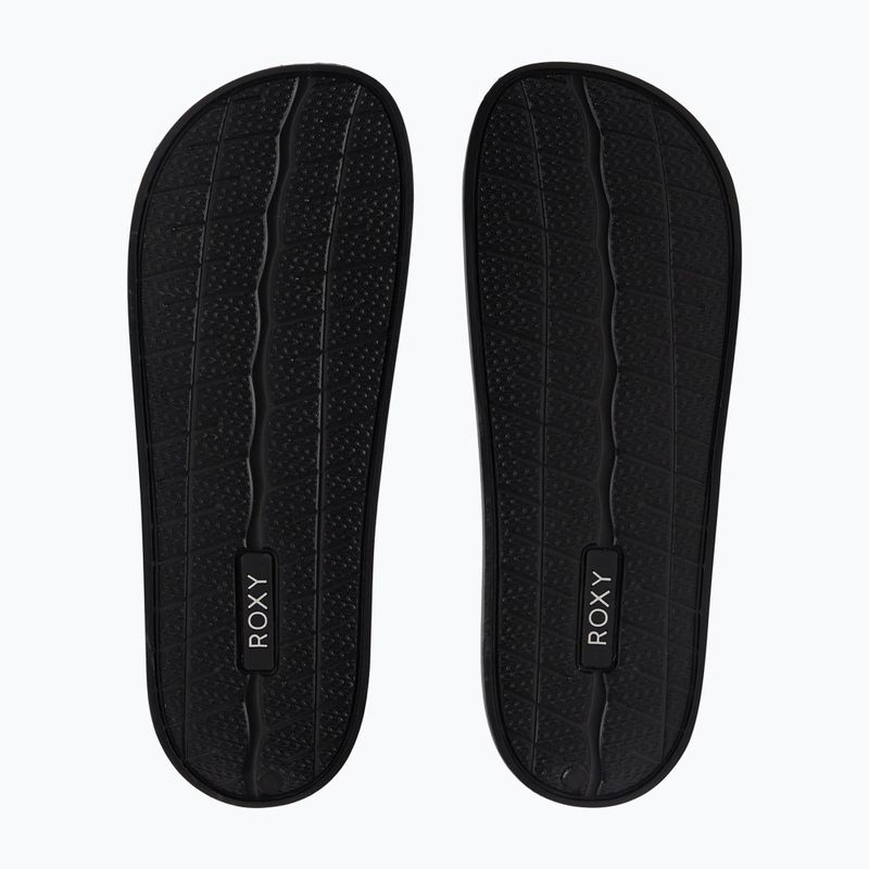 Dámske šľapky ROXY Slippy II black geo 4