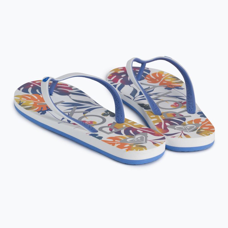 Dámske žabky ROXY Tahiti VII 2021 white/blue/white 3